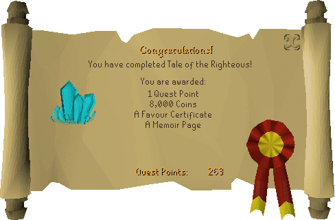 OSRS Tale of the Righteous